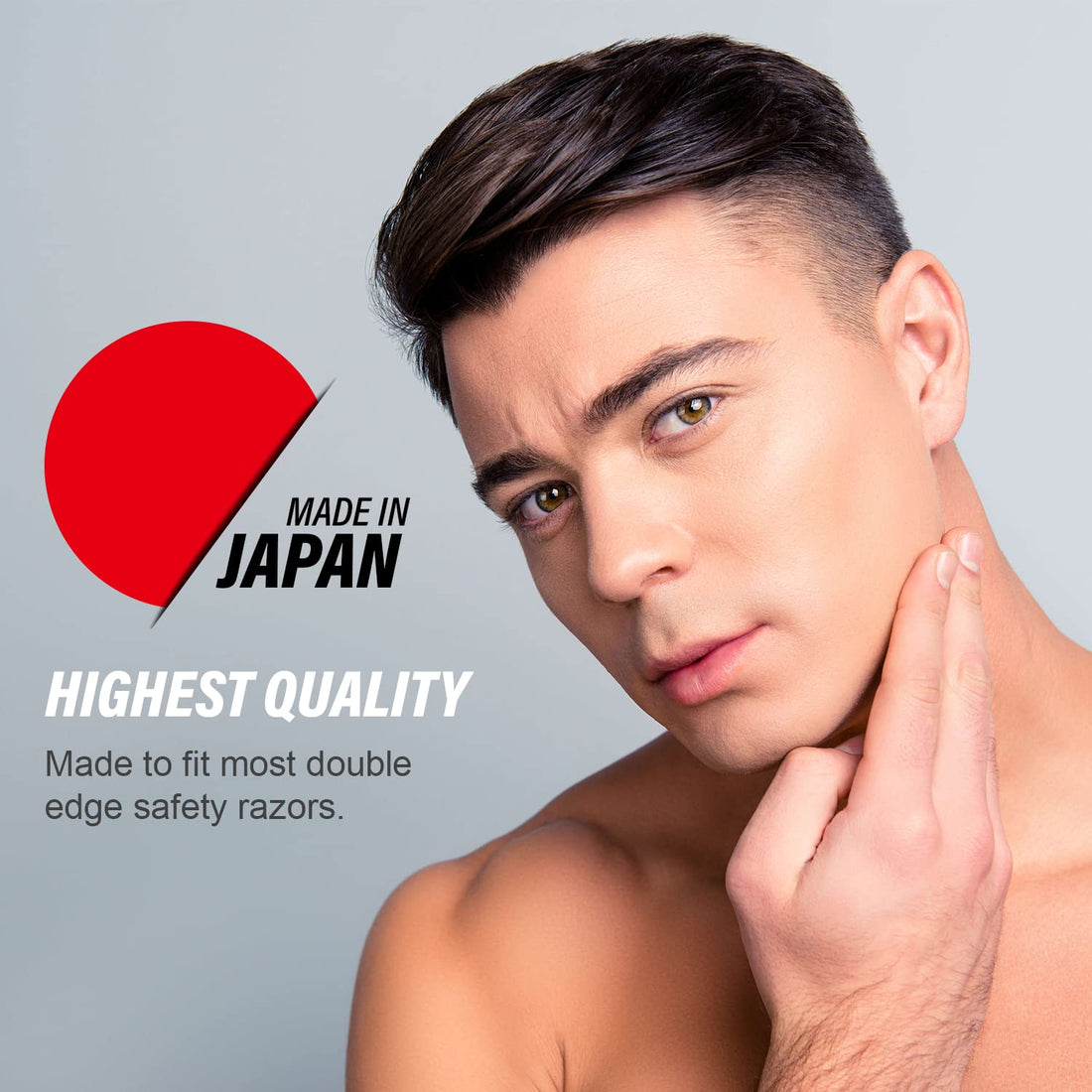 Feather Razor Blades New Hi-Stainless Double Edge, 200 Count