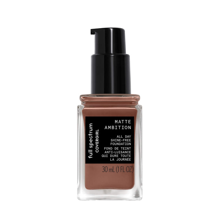 Covergirl Matte Ambition, All Day Foundation, Deep Cool 1, 1.01 Ounce