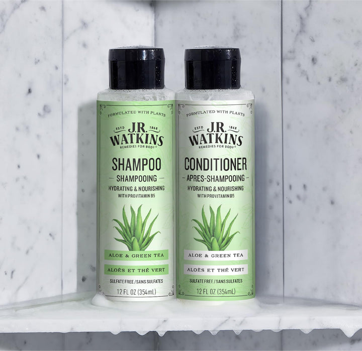 J.R. Watkins Daily Hydration Conditioner - Aloe & Green Tea - 12 fl oz (Pack of 2)