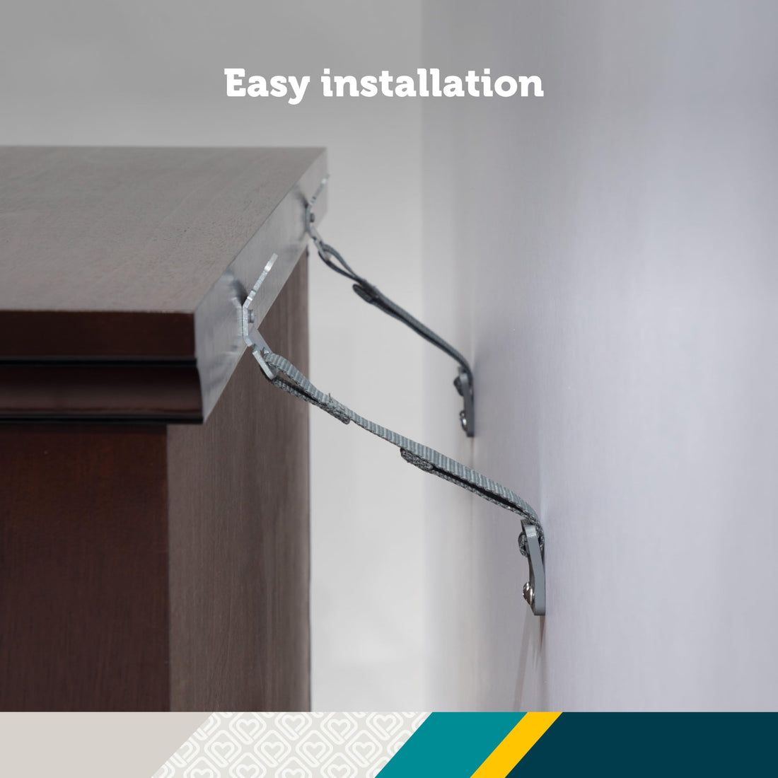 Safety 1st Furniture Strap, 4PK, One Size, Black, 4 Straps