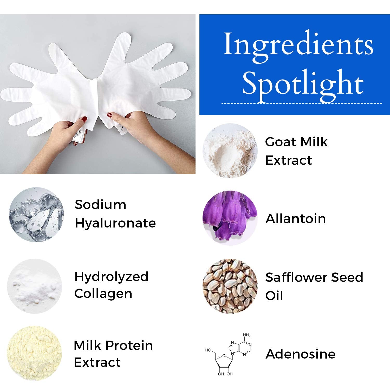 Borghese Deep Hydration Hand Sheet Masks, 3 Pairs, 3 ct.