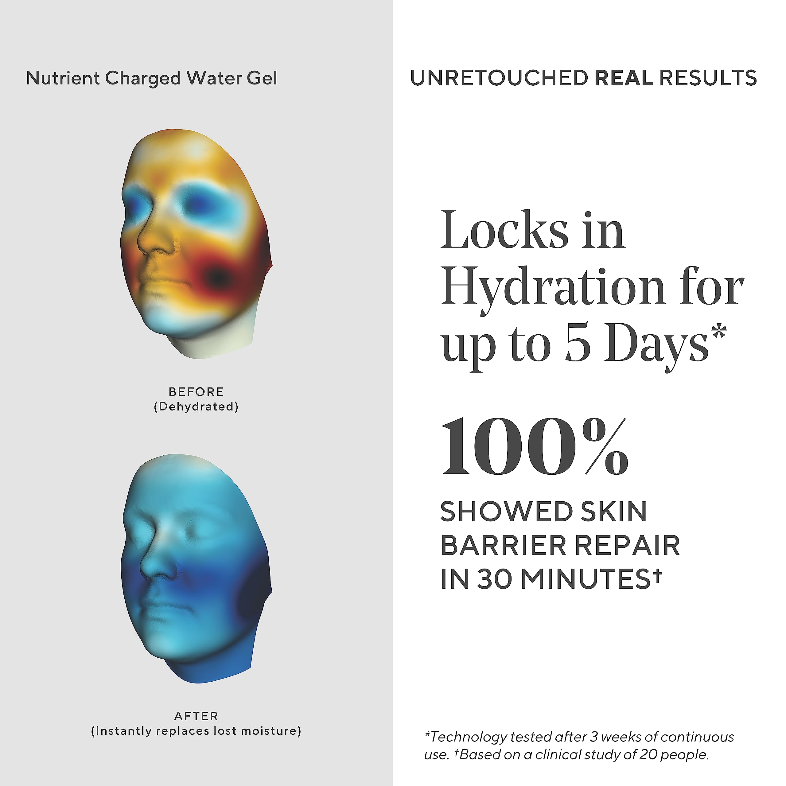 Murad Smooth & Replenish Value Set - 2-Piece Full-Size Set $117 Value - AHA/BHA Cleanser & Water Gel Moisturizer