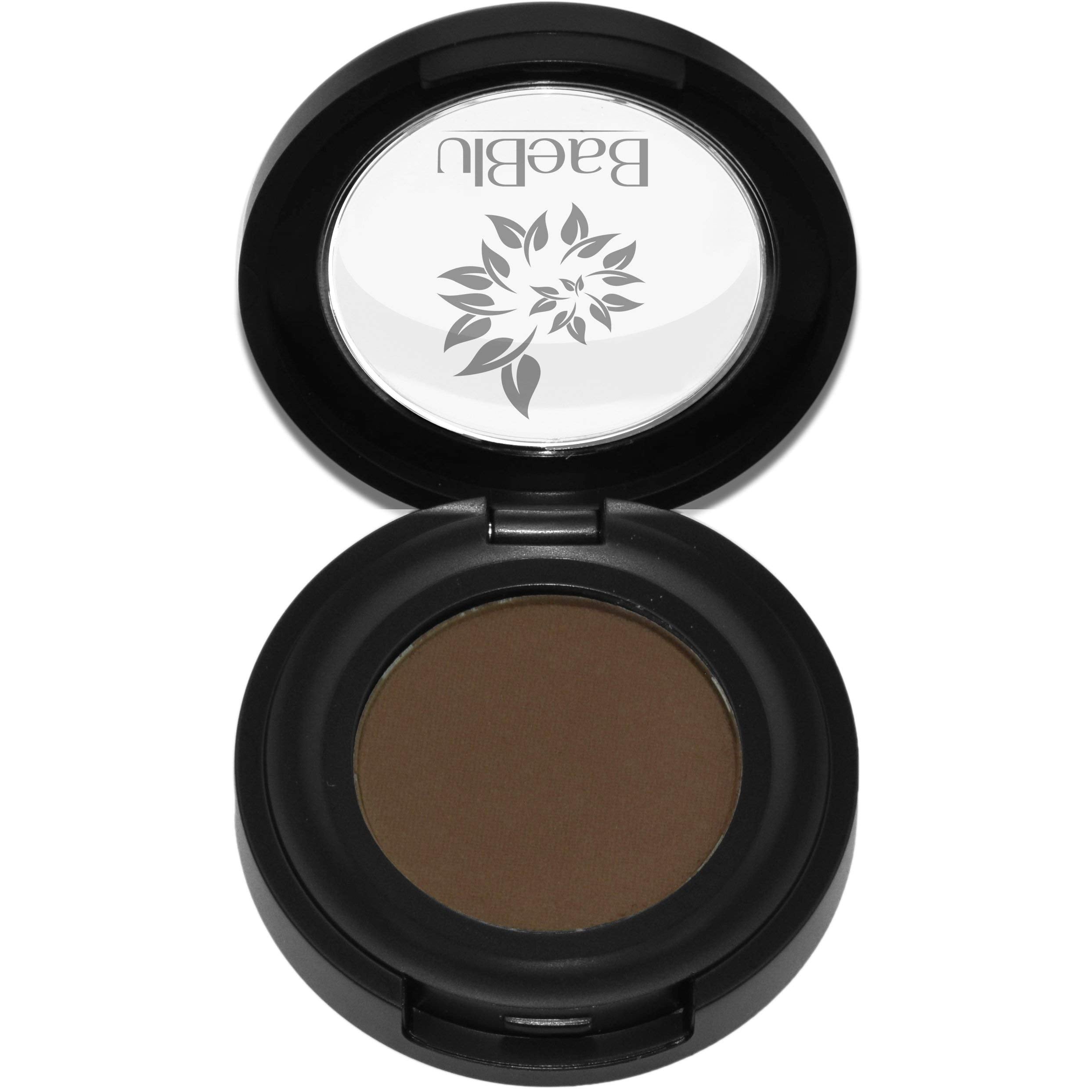 Deep Brown : Best Organic 100% Natural Vegan Brow Tint Makeup, Made in USA, Brow Powder by BaeBlu, Deep Brown
