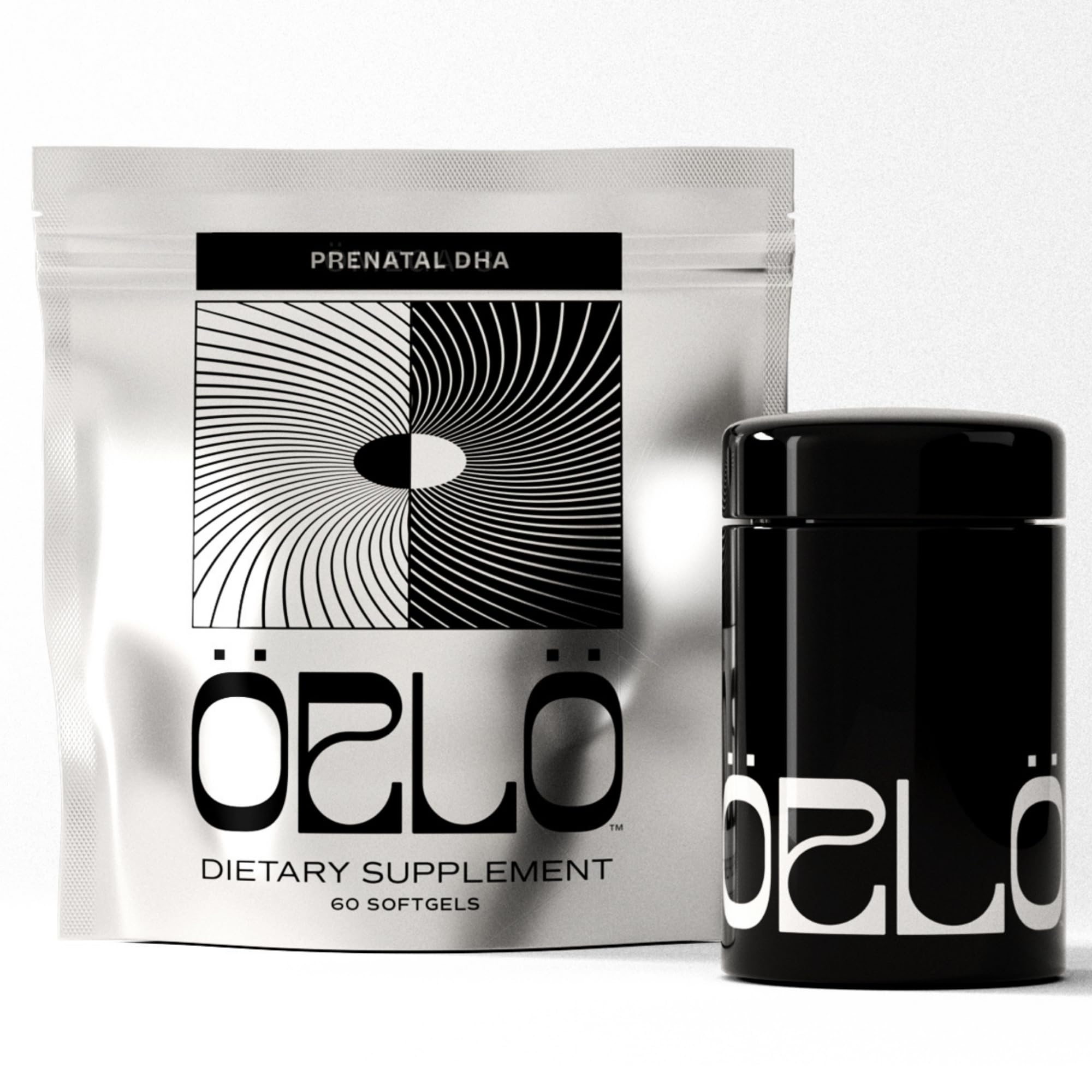 Orlo PRENATAL DHA - Prenatal DHA Omega 3 Supplement - Triple Strength Omega3s - Vegan DHA & EPA Algae Omega-3 Oil - Supports Brain Development During Pregnancy & Lactation (60 Mini Softgels Kit)