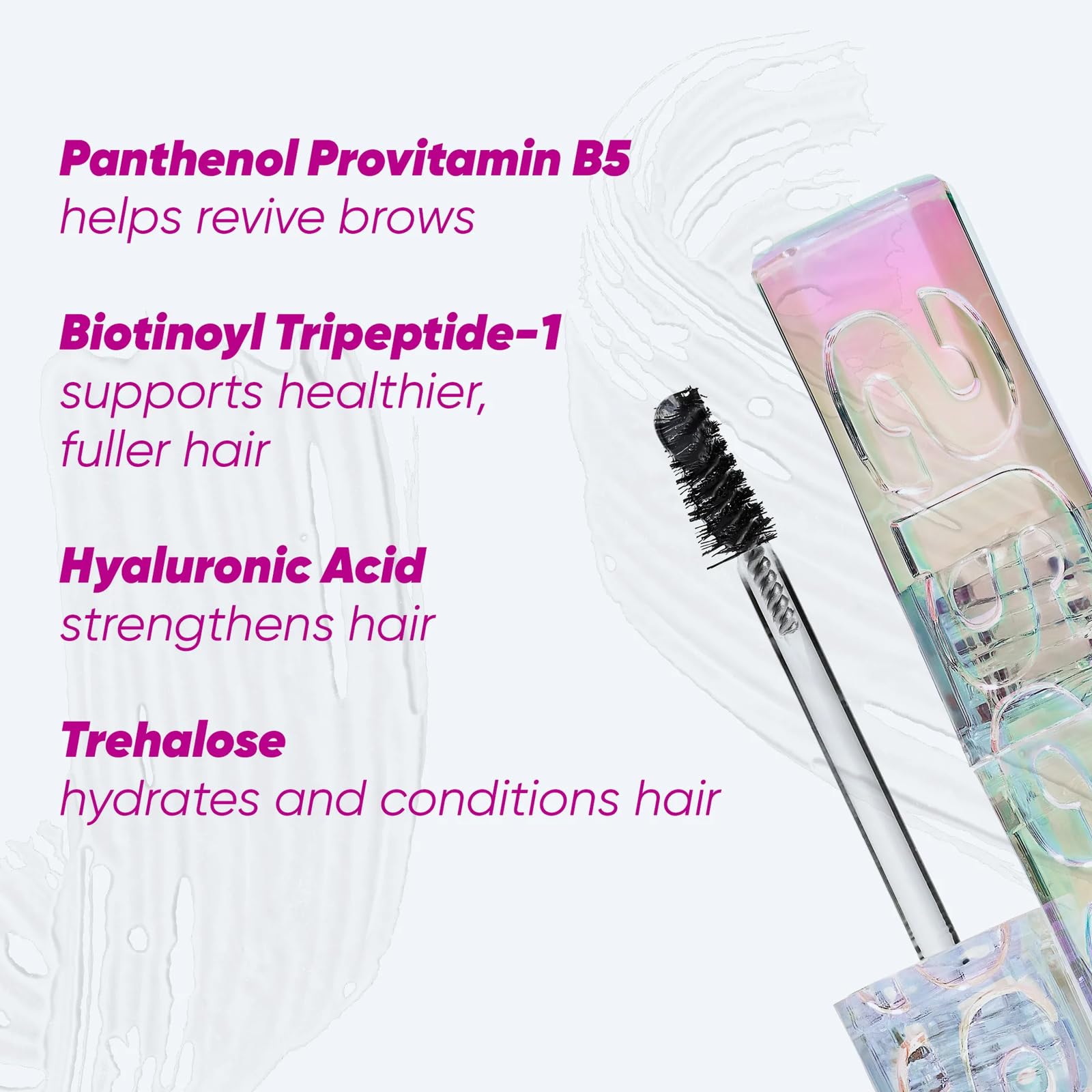 Kosas Air Brow Fluff & Hold Treatment Gel - Tinted | Longwear, Fuller Brows, (Clear)