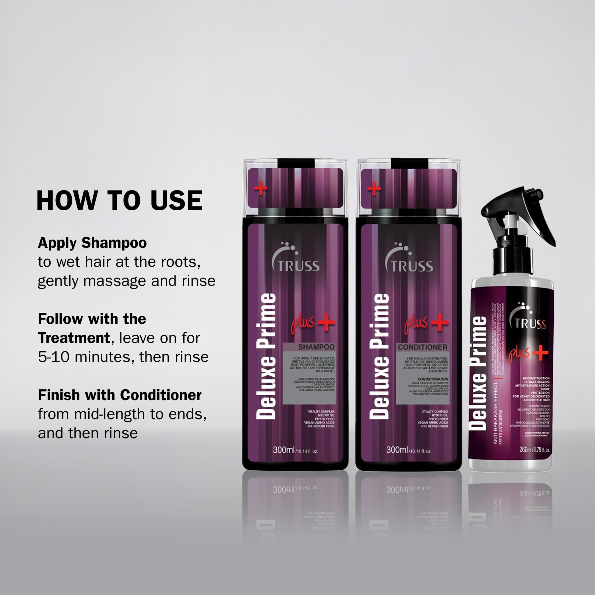 TRUSS Deluxe Prime Plus + Hair Treatment 8.79 Fl Oz