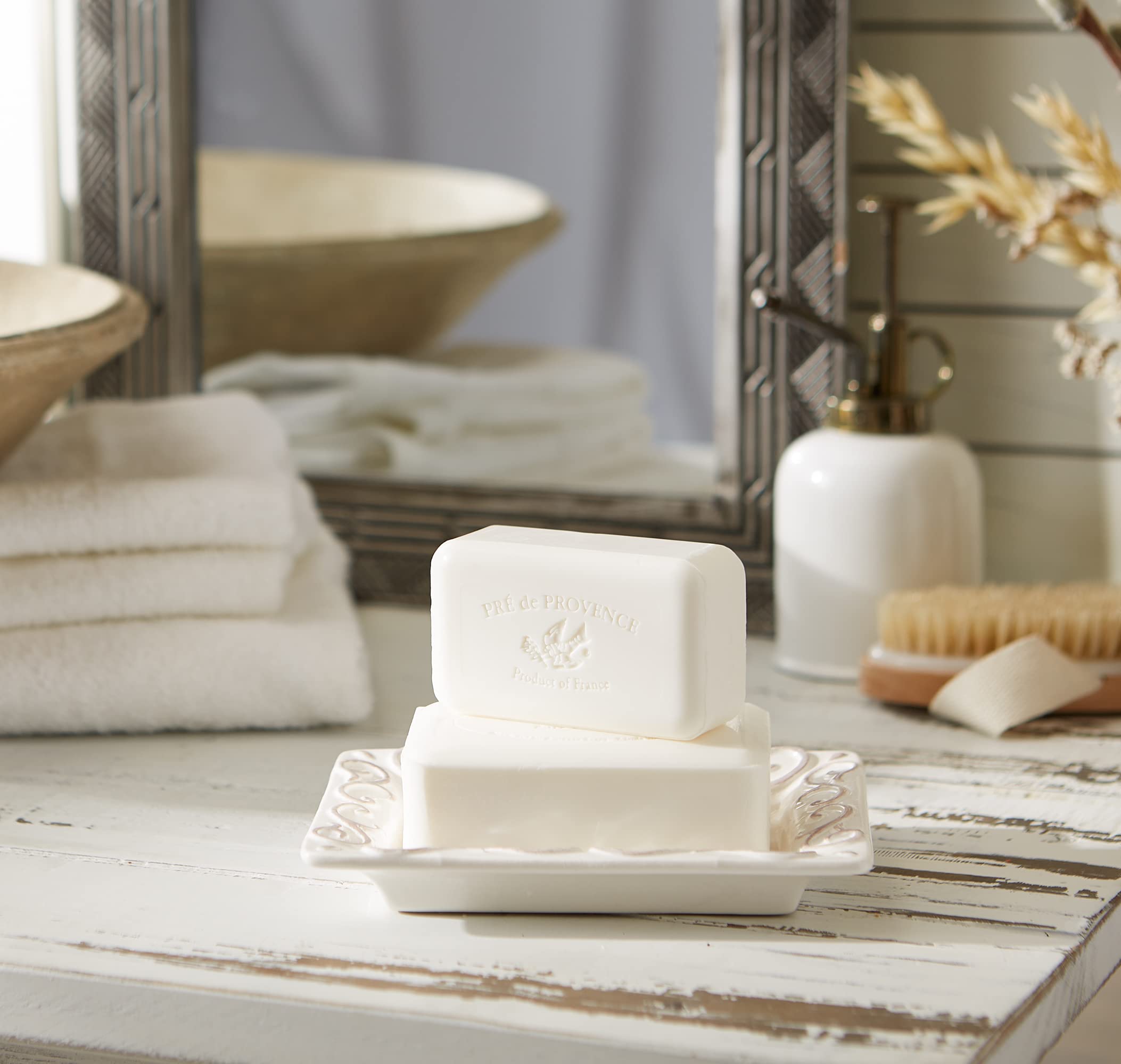 Pre de Provence Shea Butter Enriched Artisanal French Soap Bar, Sea Salt, 0.6 lbs