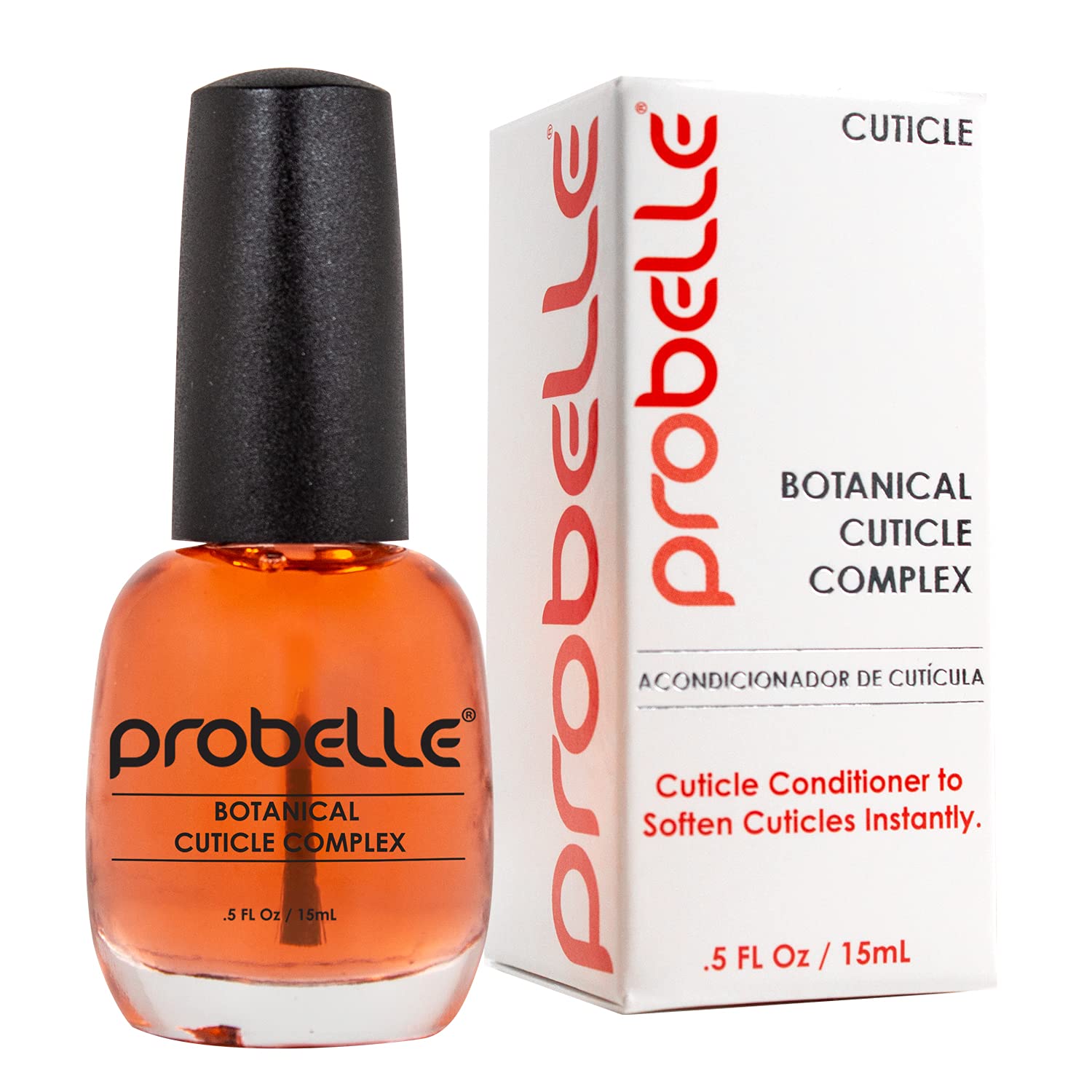 Probelle Kukui Nut Oil Botanical Cuticle Oil, Conditions And Softens Cuticles For Healthy Nails And Cuticle Growth. 5Oz/ 15 Ml