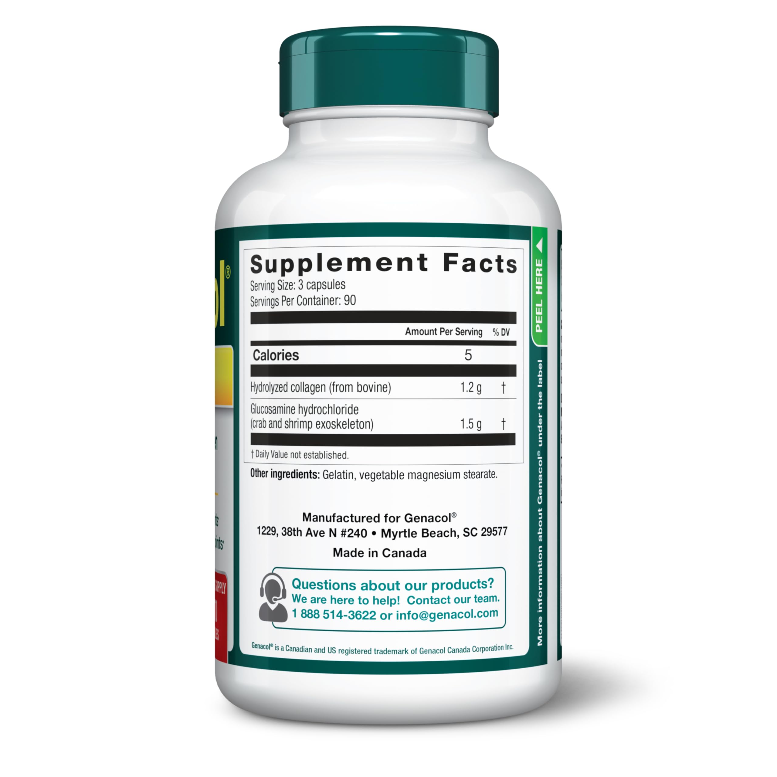 Genacol Glucosamine and Collagen Joint Supplement 270 Capsules