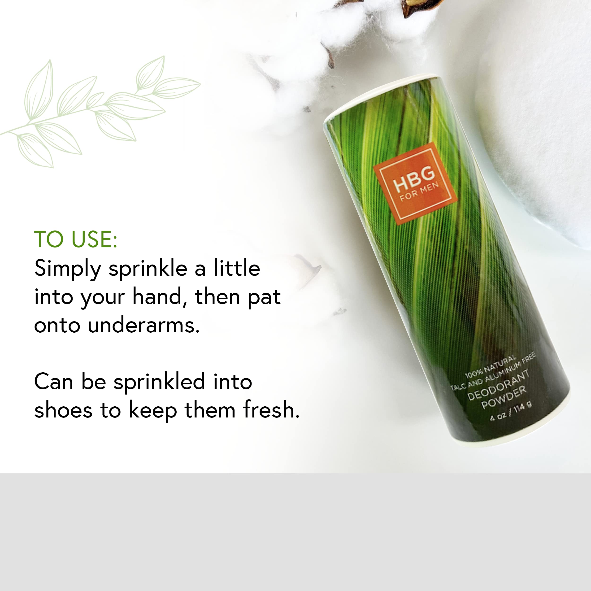 Honeybee Gardens Deodorant Powder 4 Ounces