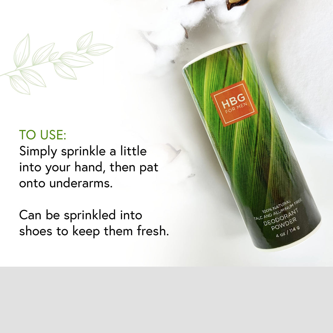 Honeybee Gardens Deodorant Powder 4 Ounces