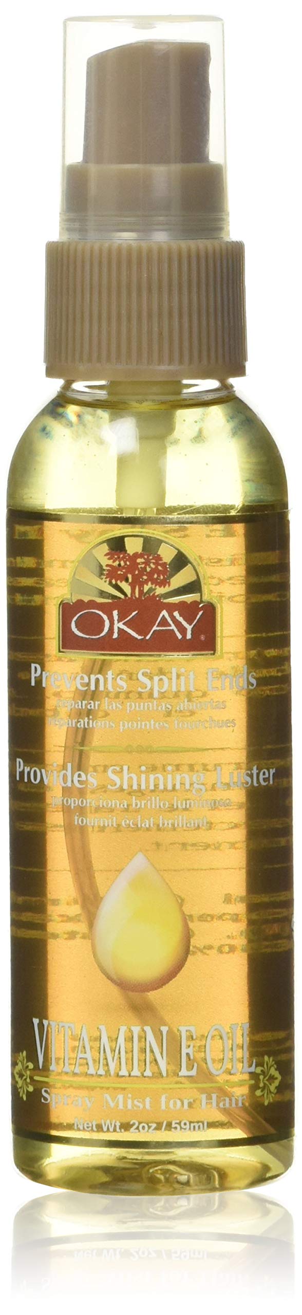 Okay Mist Hair Spray with Vitamin E Oil, 2 Ounce