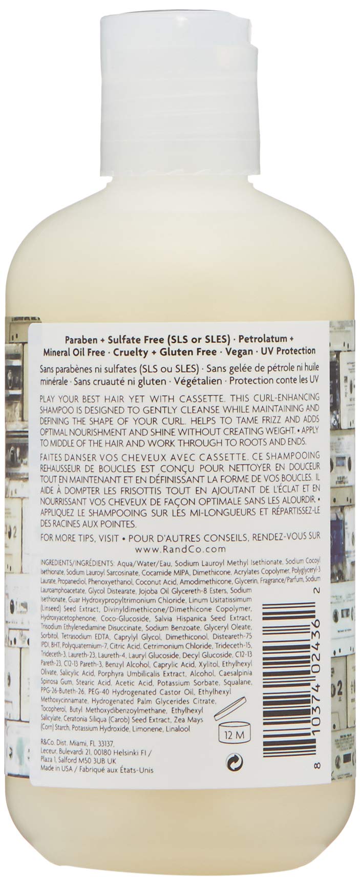 R+Co CASSETTE Curl Shampoo + Superseed Oil Complex CASSETTE Curl Shampoo + Superseed Oil Complex 251 ml / 8.5 oz