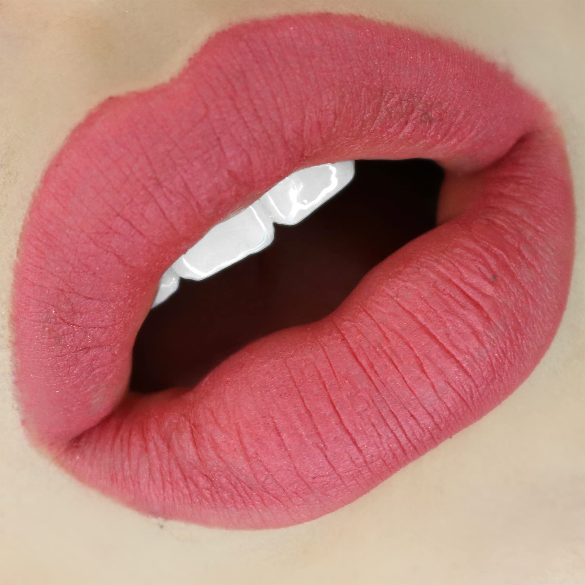 Nudestix Magnetic Matte Lip Color, Lipstick + Lip Liner + Lip Stain, 3-in-1Multi Use Makeup Pencil, Long Lasting Pigment, Kiss Proof, Smudge Proof, Waterproof, Bold Nude Looks, Shade: Saint