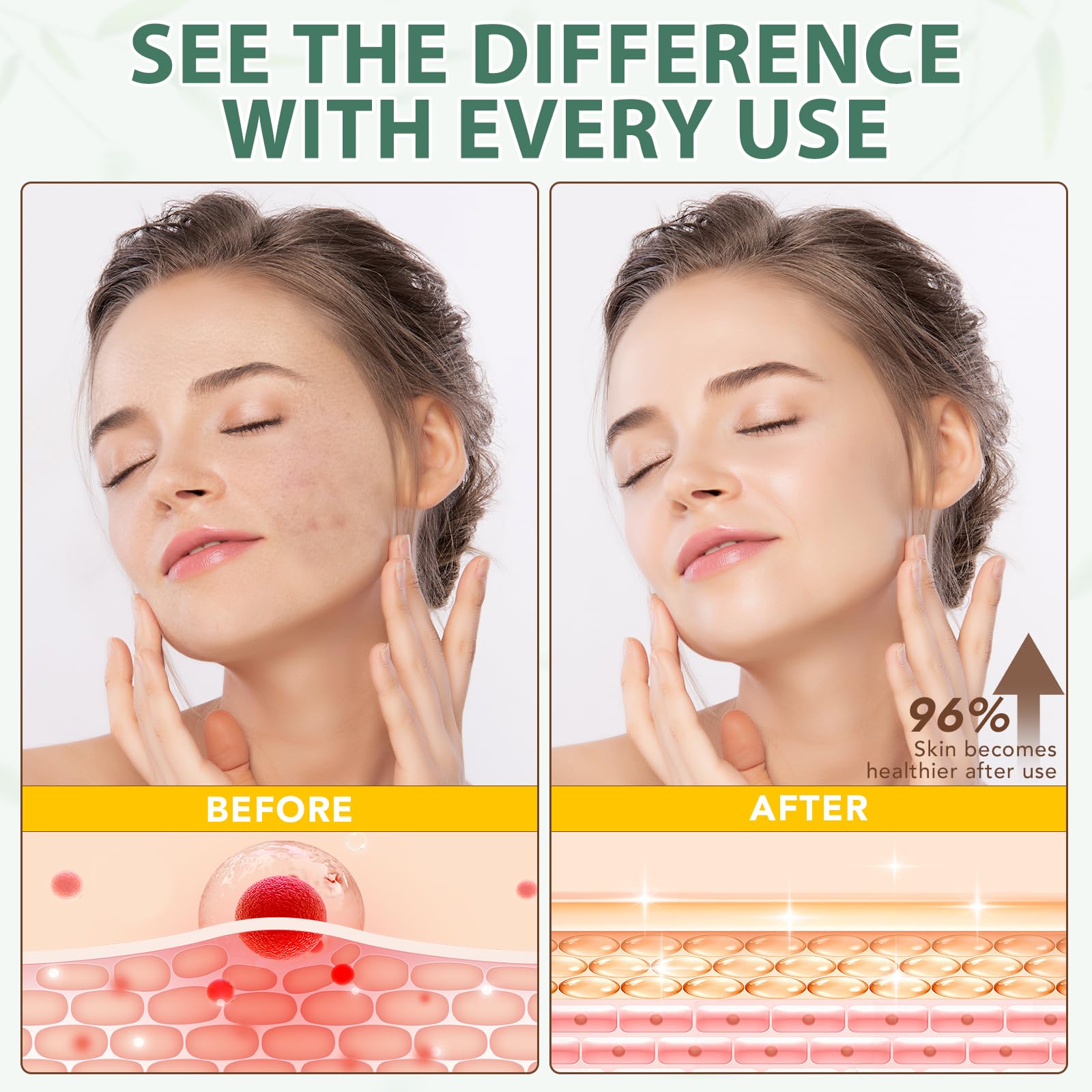 Beef Tallow for Skin, Whipped Tallow Cream Organic for Face, 100% Grass-Fed Pure Beef Tallow, Honey & Beeswax, Whipped Tallow Honey Balm for Face Moisturizer Body Lotion Skin Care for Sensitive Skin