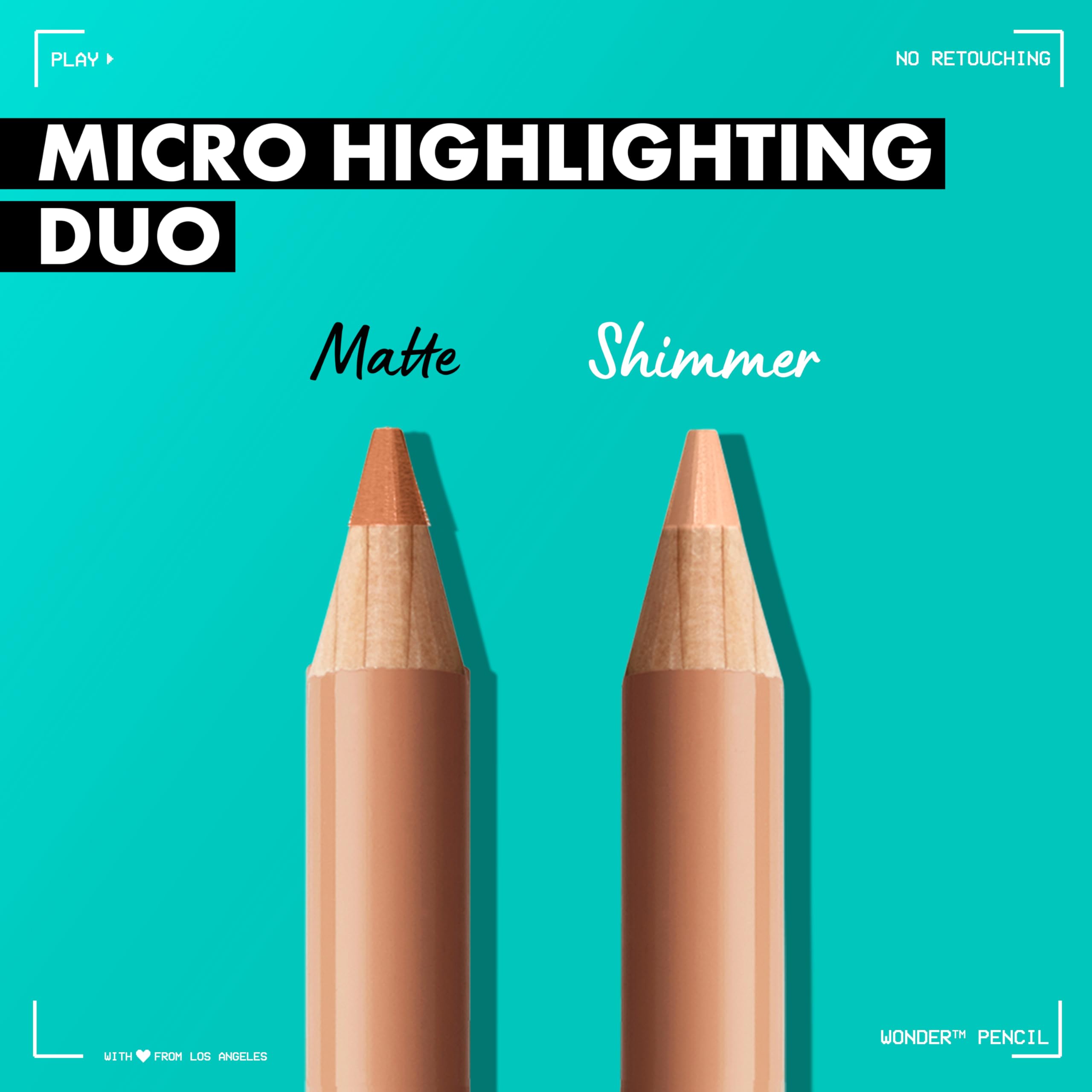 NYX PROFESSIONAL MAKEUP Wonder Pencil, Multi-Use Micro Highlighter & Concealer Stick - Light