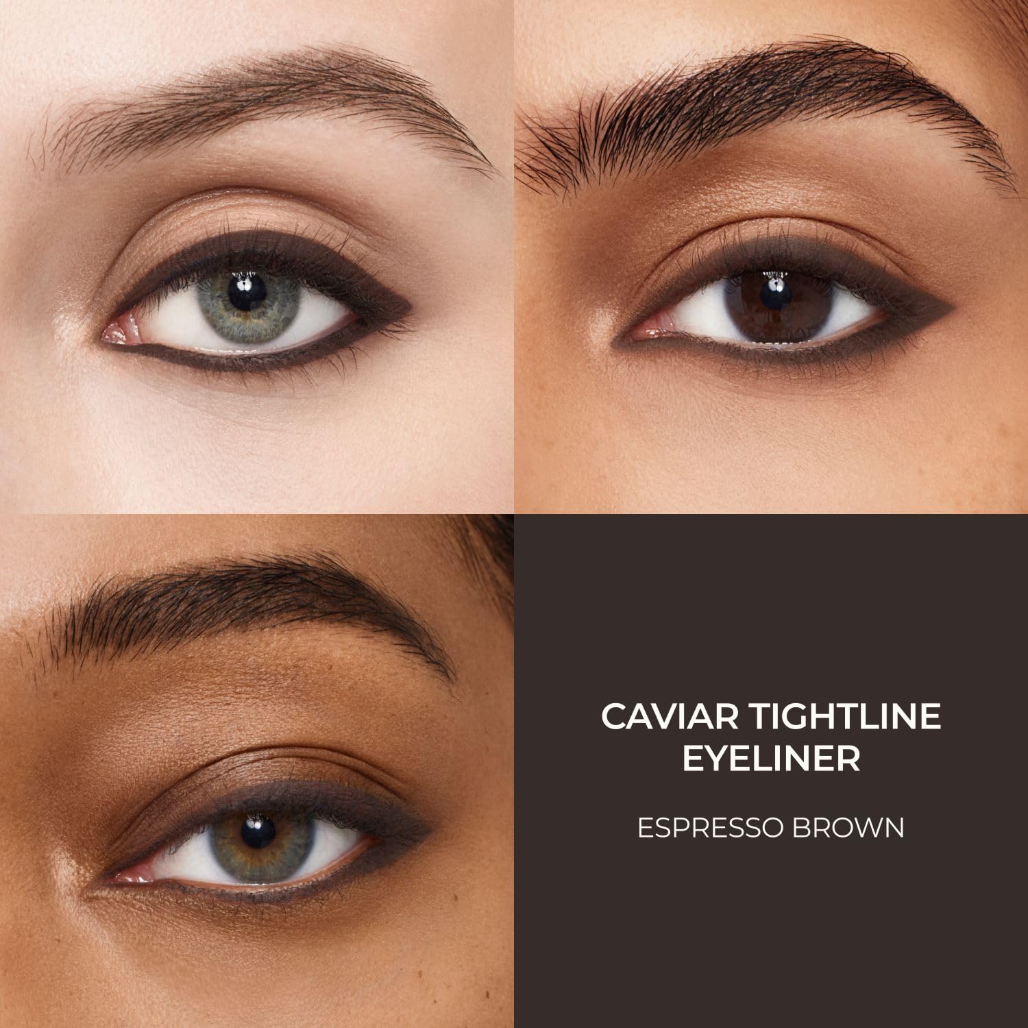 Laura Mercier Caviar Tightline Eyeliner: Long Lasting Color, Crease-proof, Waterproof, Gel-like Hydrating Formula, Perfect for Tightline, Lash Line + Waterline, Espresso Brown