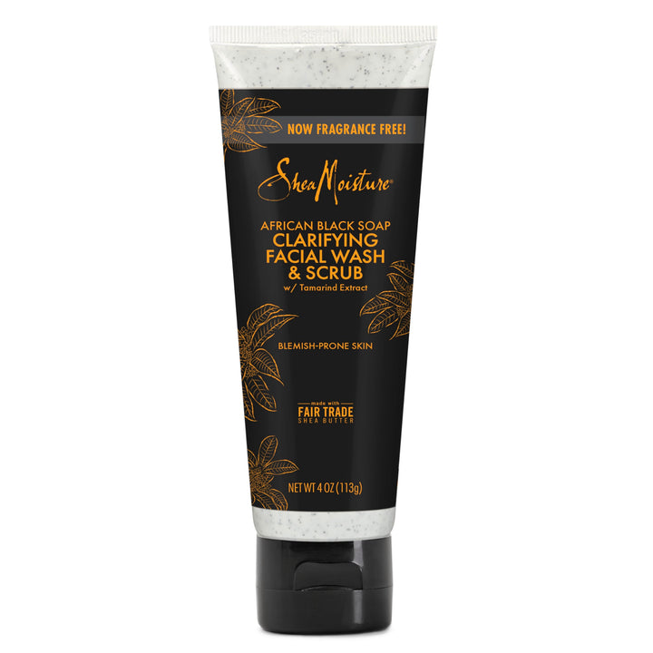 SheaMoisture African Black Soap Problem Facial Wash & Scrub - 4 oz