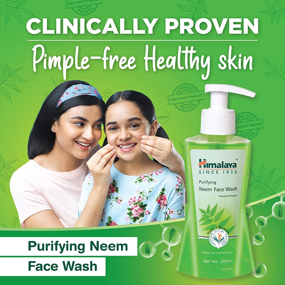 Himalaya Herbals Purifying Neem Face Wash, 200ml