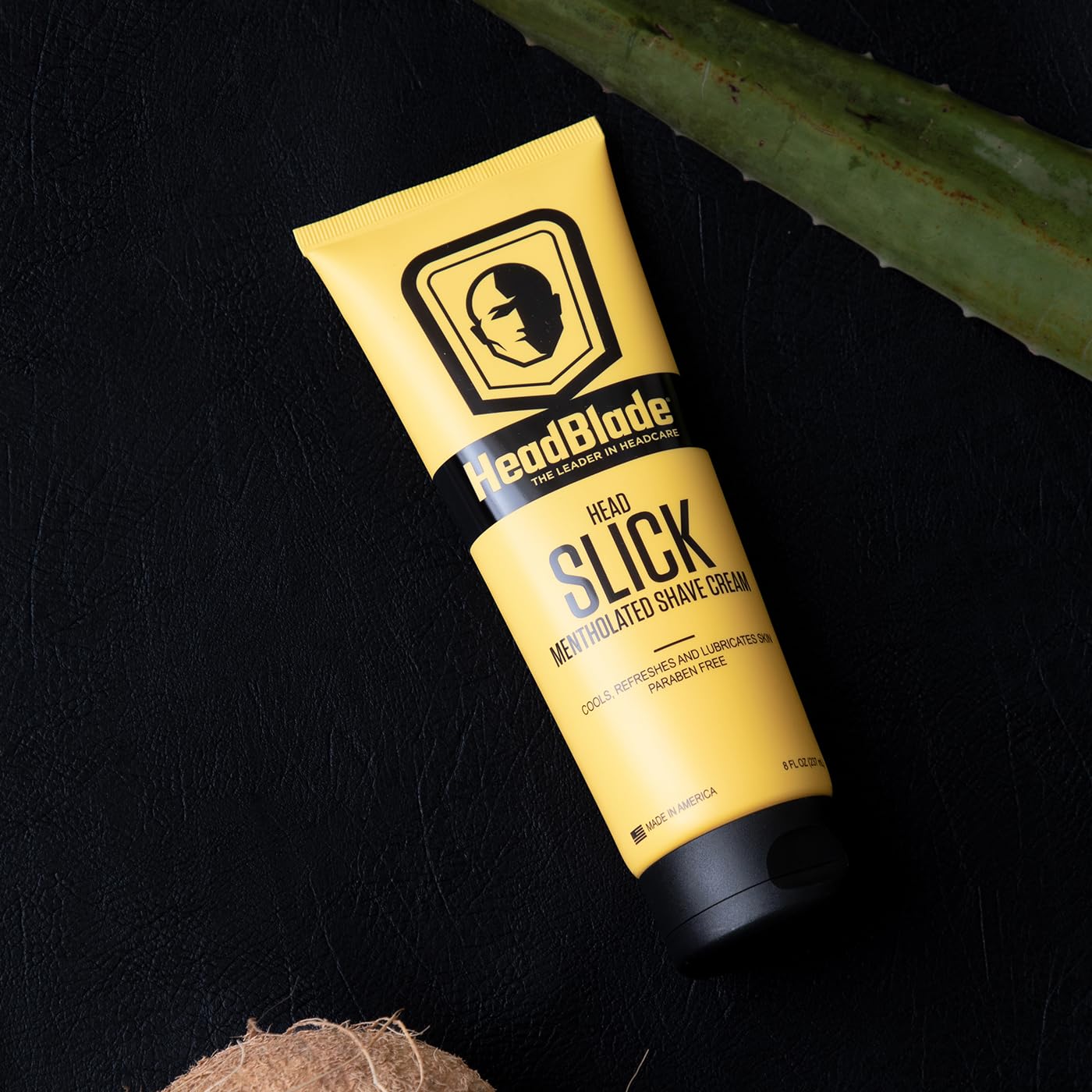 Headblade Headslick Mentholated Shave Cream 8 Oz