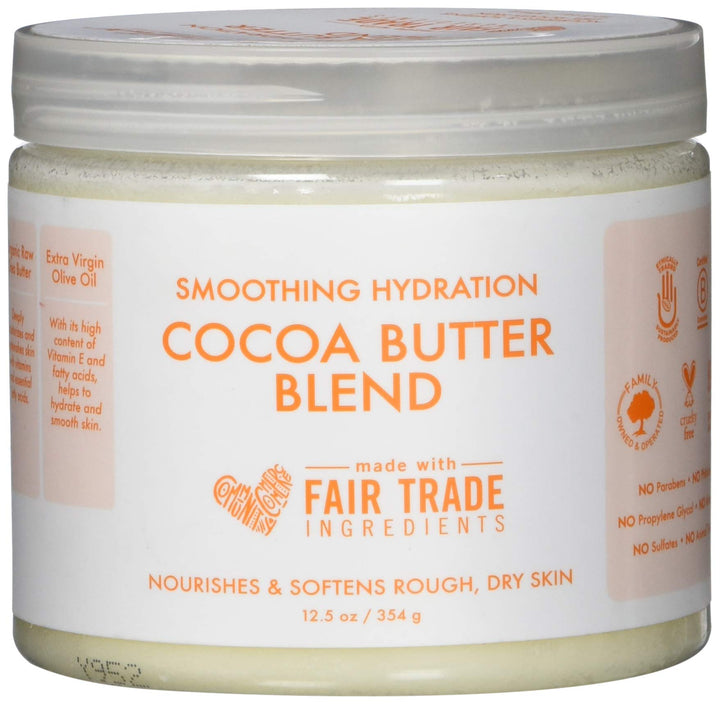 Shea Moisture Smoothing Hydration Cocoa Butter Blend, 12.5 Ounce