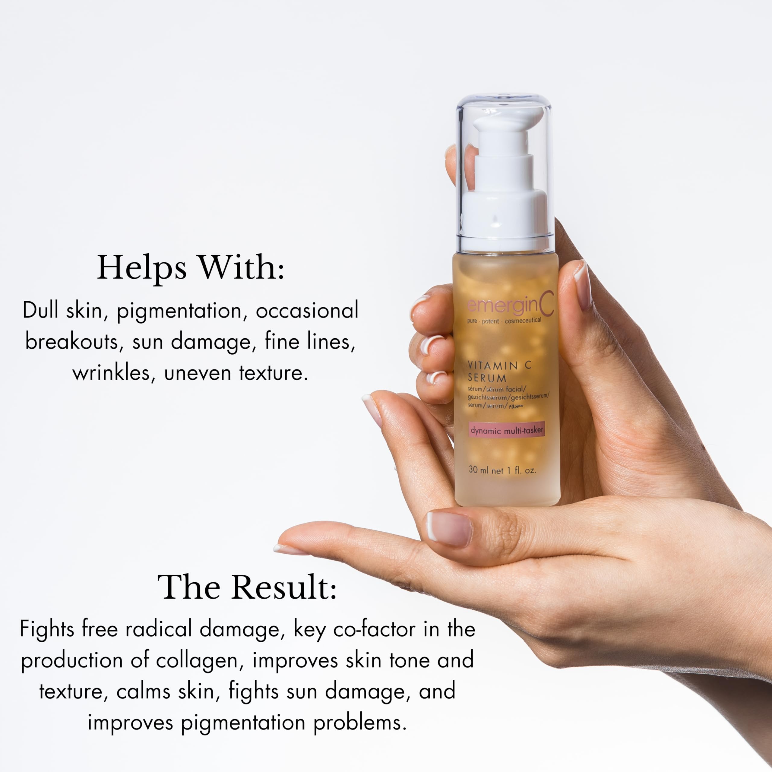 emerginC 12% Vitamin C Facial Serum, 30 ml / 1oz