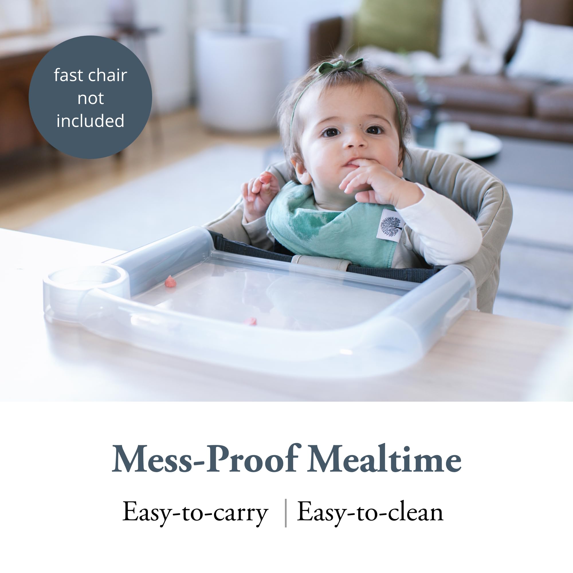 Inglesina Fast Dining Tray Plus - Compatible with Inglesina Fast Table Chair - Durable & Easy to Clean - Quick, Simple Installation - BPA Free