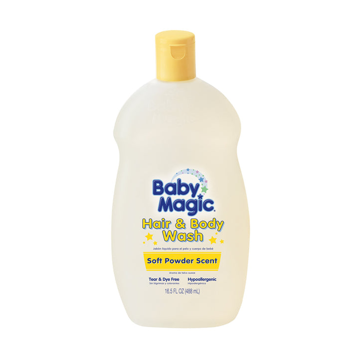 Baby Magic Hair and Body Wash Soft Powder Scent 16.5 OZ 488 ml