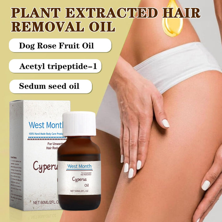 Cyperus Oil, Cyprus Rotundas Oil For Hair Removal, Cyprus Oil Natural Ingredient, Decrease Hair Growth Reducing Body Hair Growth(2PCS)