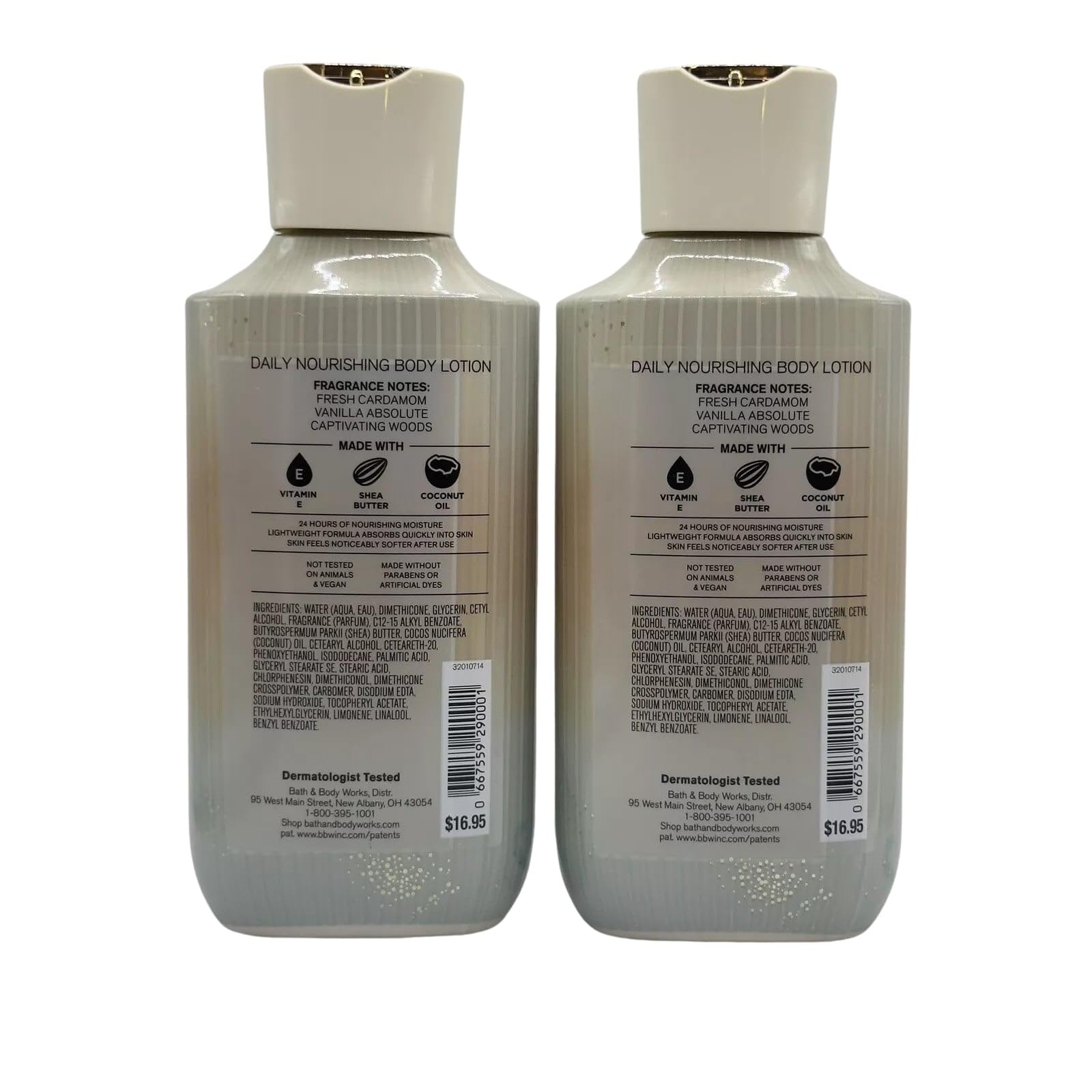 Bath & Body Works Vanilla Romance Body Lotion and Body Gel Wash 2 Piece Set