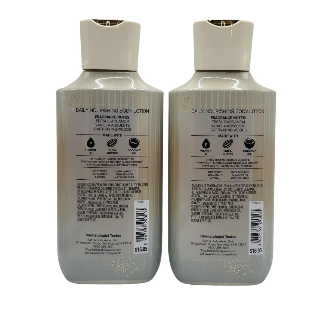 Bath & Body Works Vanilla Romance Body Lotion and Body Gel Wash 2 Piece Set