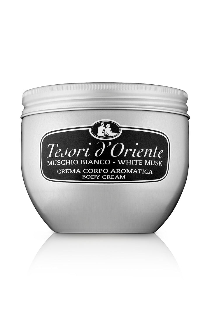 Tesori d'Oriente: Muschio Bianco White Musk Body Cream - 300 Ml (10us Fl Oz) [ Italian Import ]