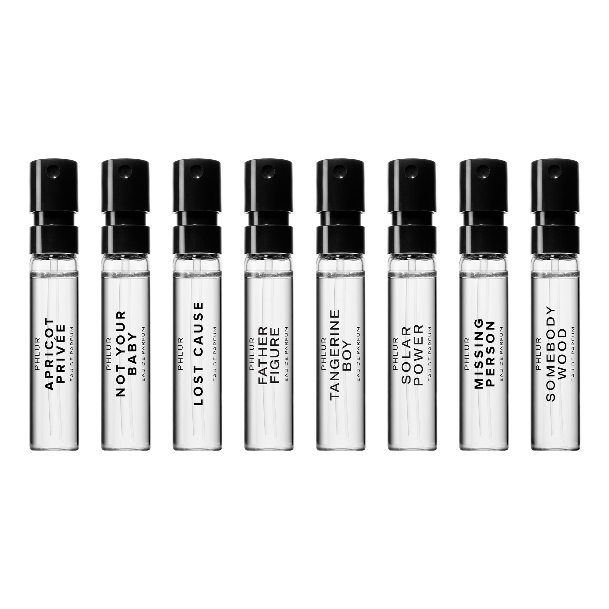 PHLUR Fragrance Discovery Kit - 8-Piece Perfume Sample Bottles Set - 2mL Mini Perfume Fine Fragrance Samples (8 x 2mL)