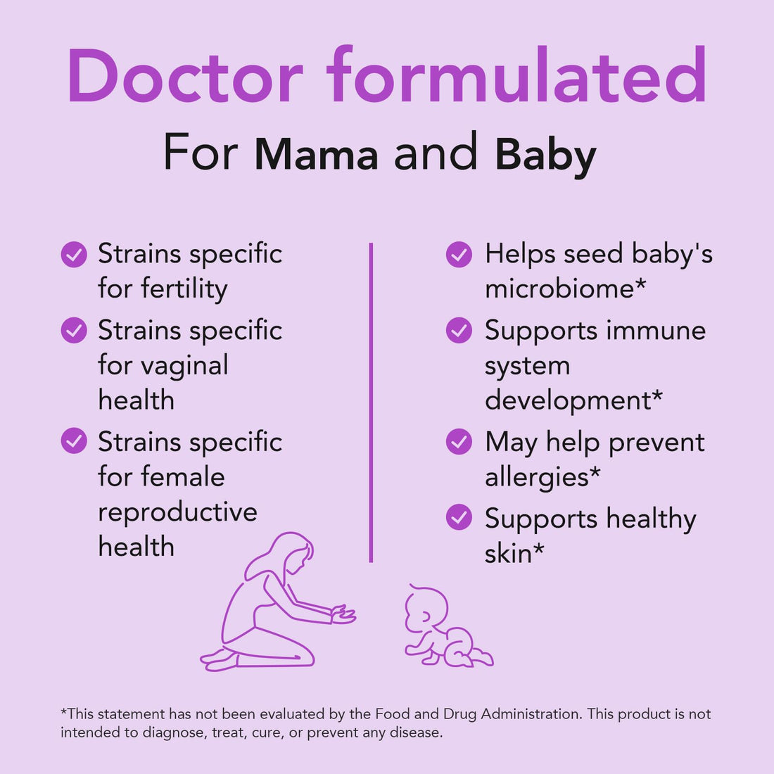 Premom Prenatal Pre & Probiotics for Women: Organic Prebiotics, 30 Billion CFU, 18 Diverse Strains - Supports Digestive, Gut & Immune Health for Mom and Baby - Daily Capsules