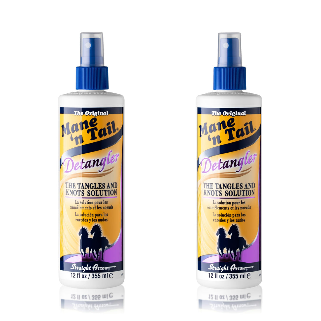 Mane N Tail Detangler 12oz Spray (2 Pack)