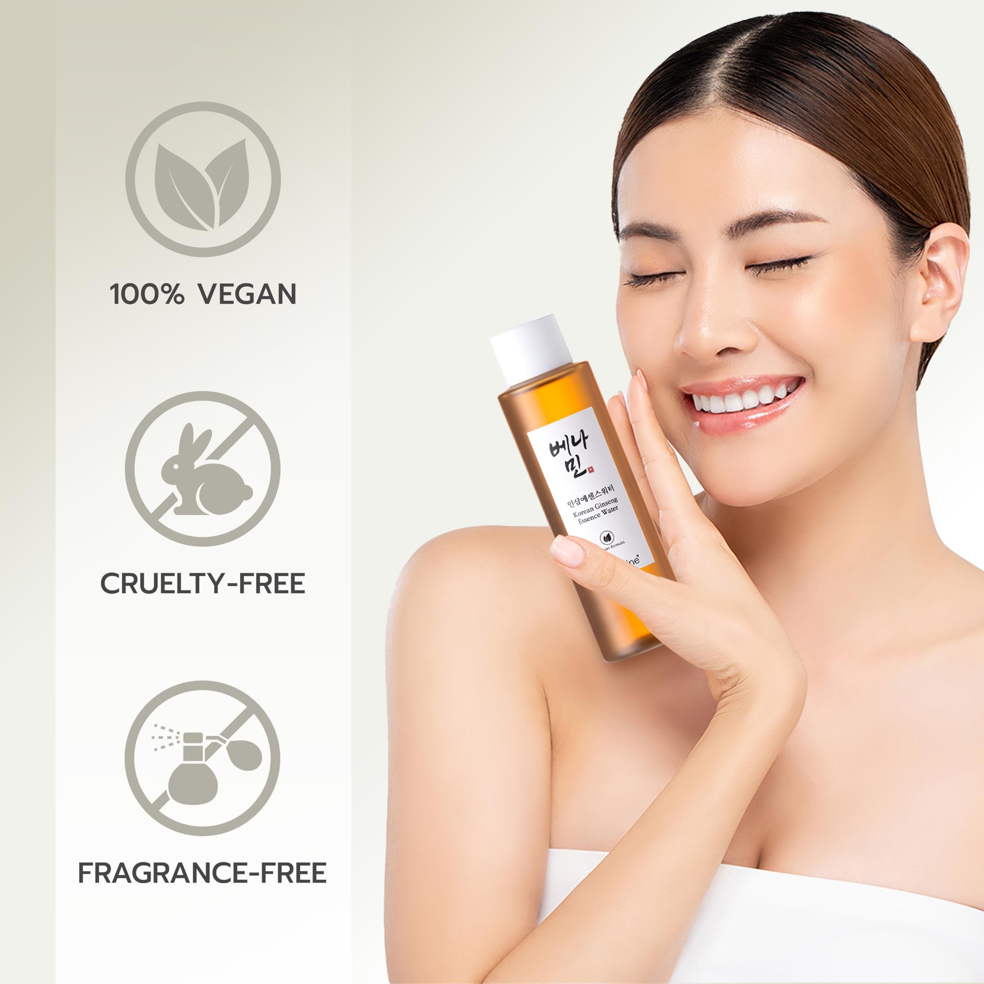 VENAMINE Korean Ginseng Essence Water Vegan Formula 200ml