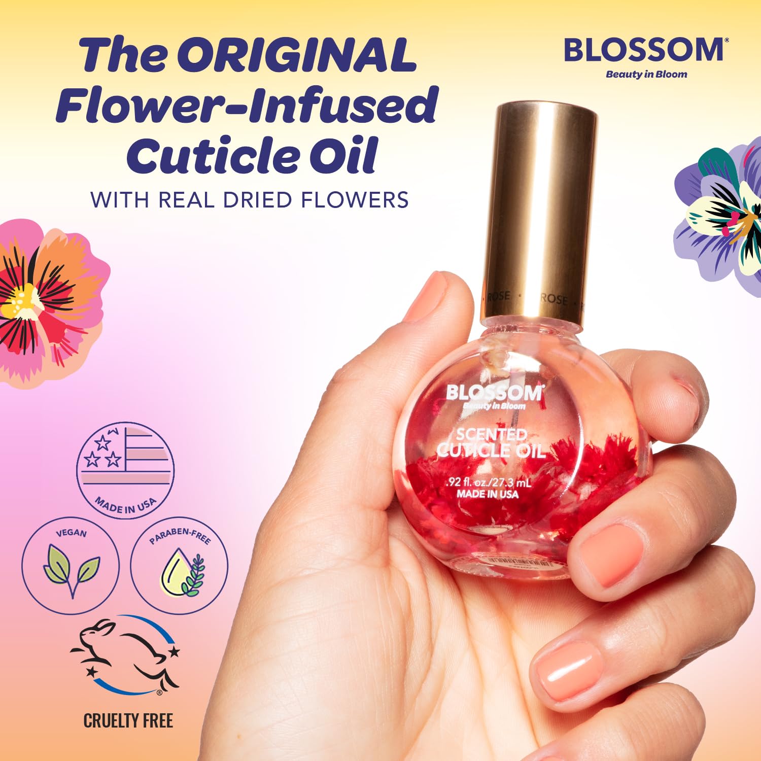 BLOSSOM SCENTED CUTICLE OIL JUICY PEACH 0.92 oz