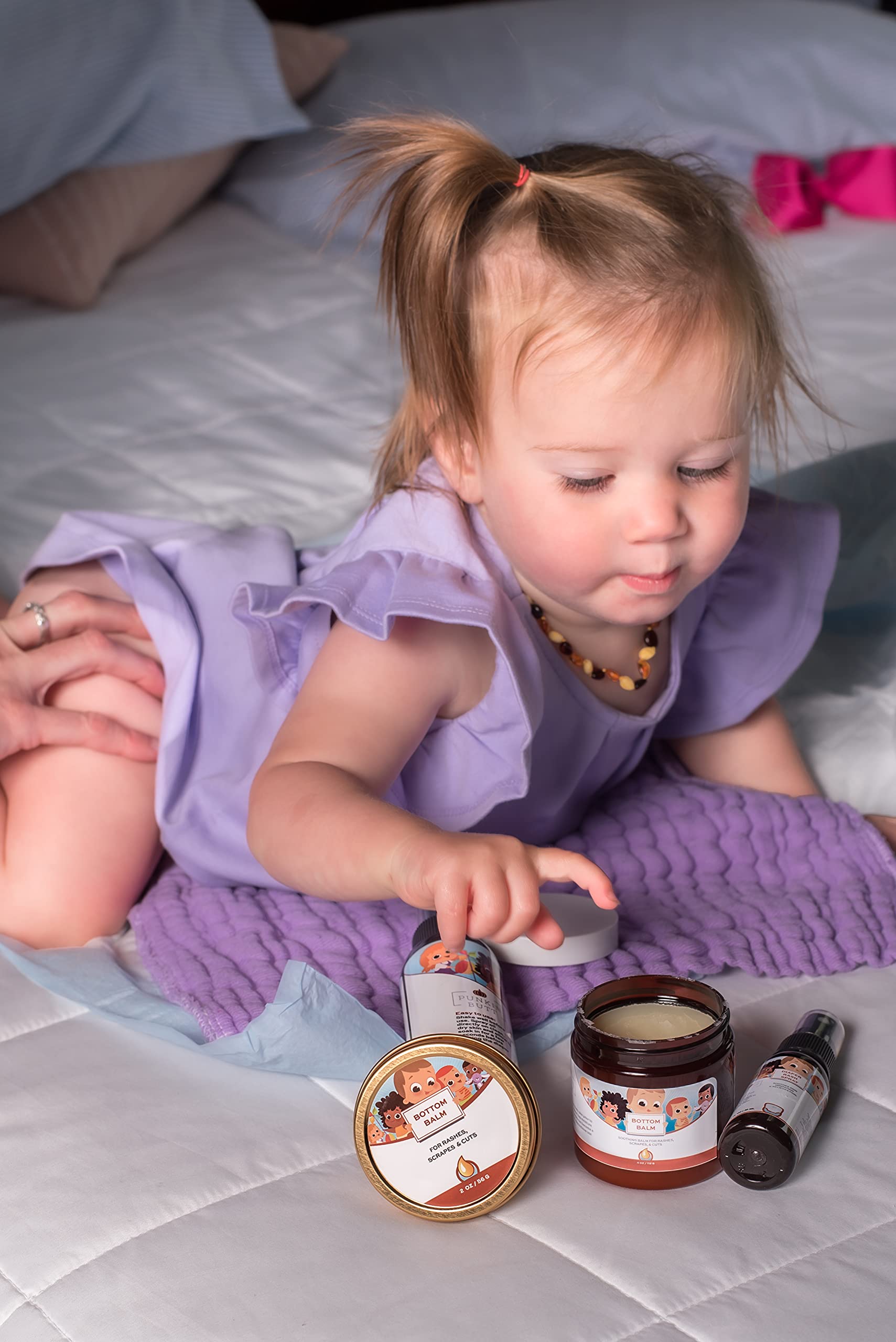 Punkin Butt Baby Bottom Balm | Natural Relief for Rashes, Cuts or Skin Irritation | 2 oz