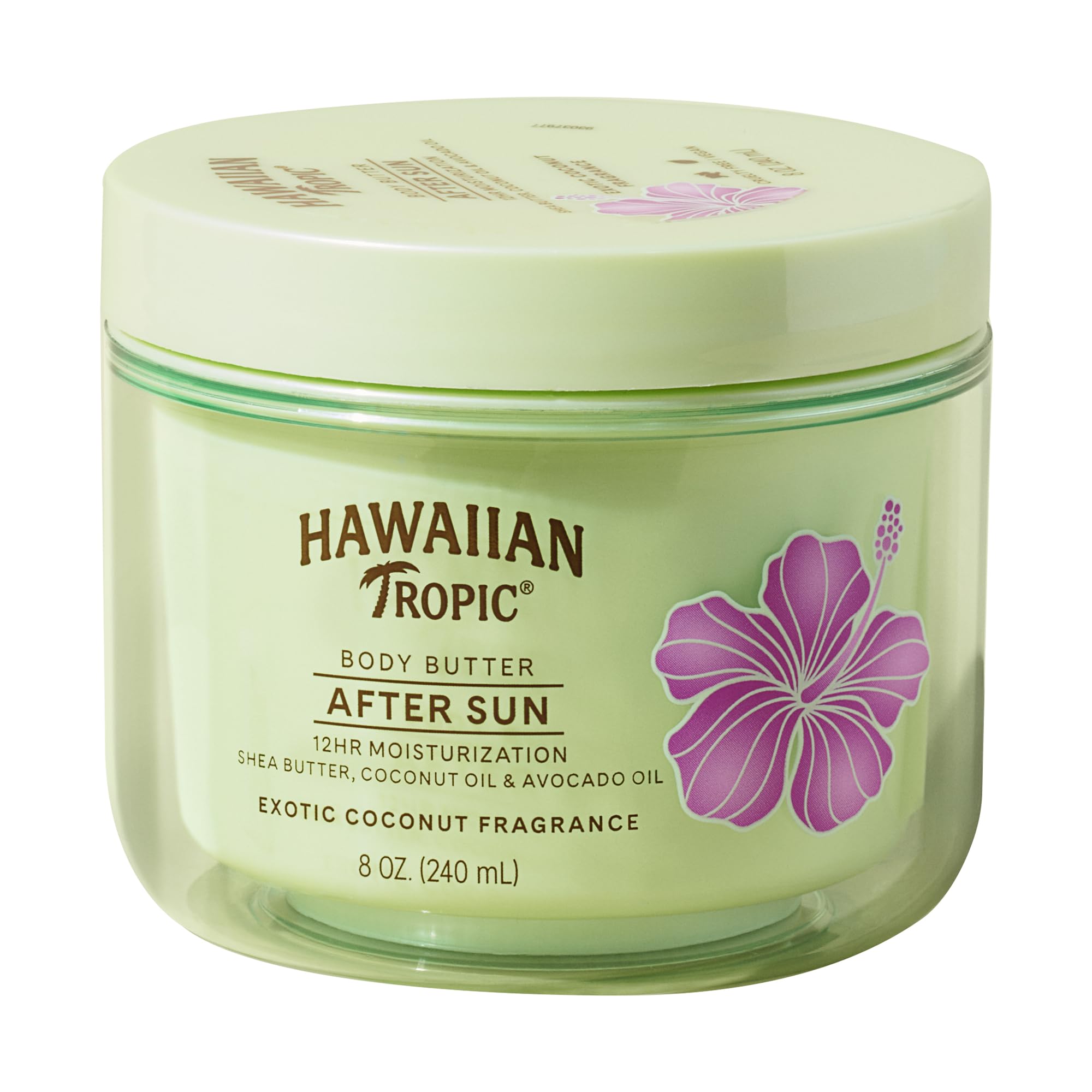 Hawaiian Tropic After Sun Hydrating Body Butter, Exotic Coconut, 8 ounce