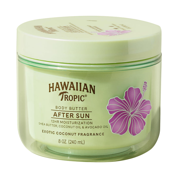 Hawaiian Tropic After Sun Hydrating Body Butter, Exotic Coconut, 8 ounce