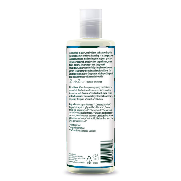 Pack Of 1 : Faith 400 ml Organic Fragrance Free Conditioner