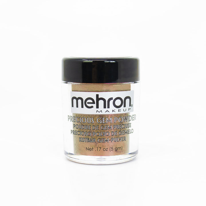 Mehron Makeup Precious Gem Loose Pigment Shimmering Eye Powder (.17 oz) (Bronzite)