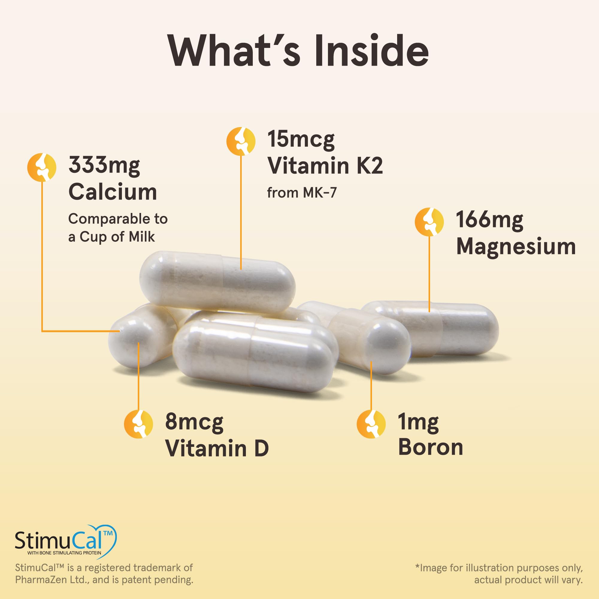 Jarrow Formulas BoneUp for Bone Density - Vitamin D3 and K2, Calcium Support, 240 Capsules, Promotes Skeletal Nutrition, Up to 40 Days Supply
