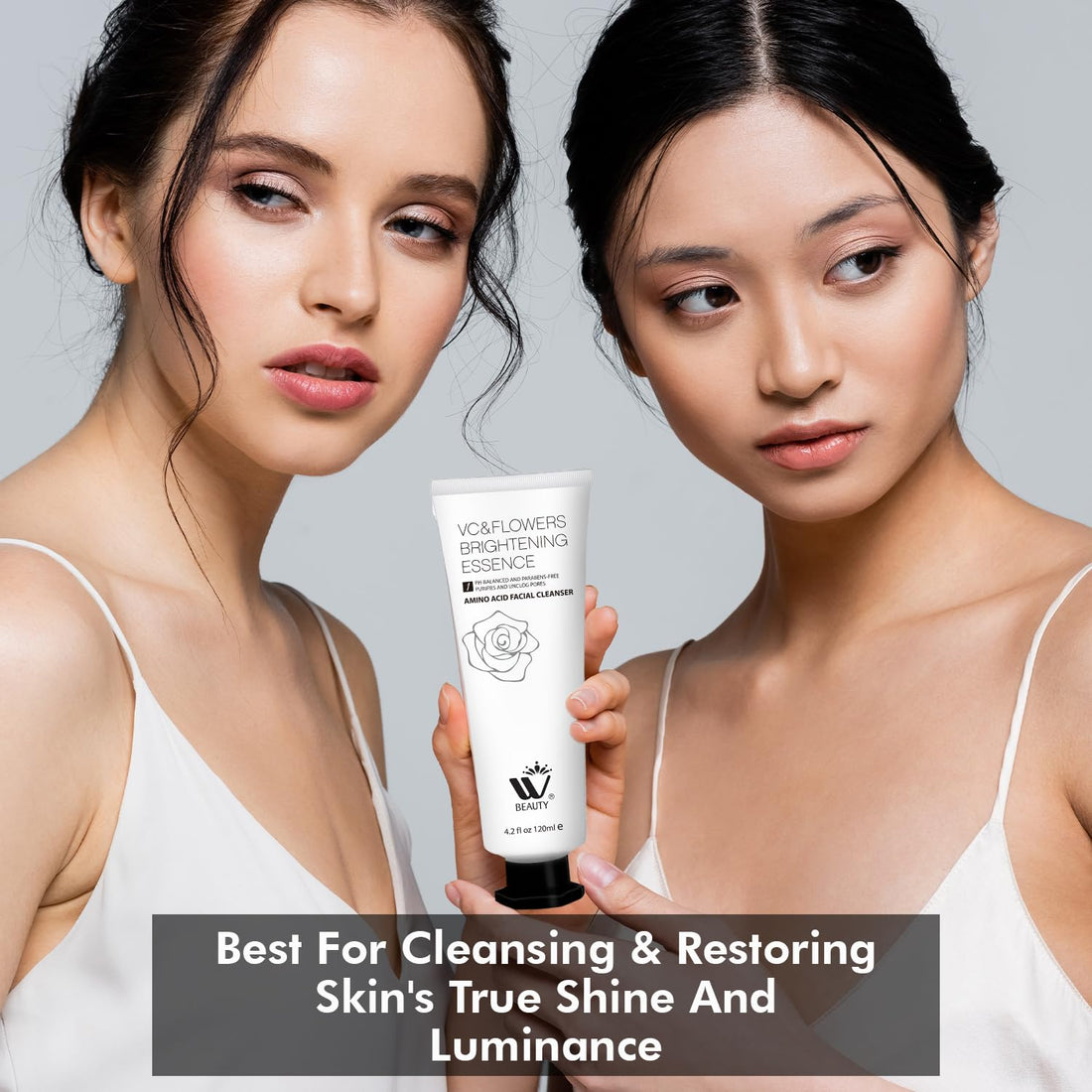WBM Care Anti Aging Facial Cleanser With Natural Extracts - Gentle Anti Aging Face Cleanser Fill Deep Wrinkles & Brighten Complexion,All Skin Types - 4.2 oz
