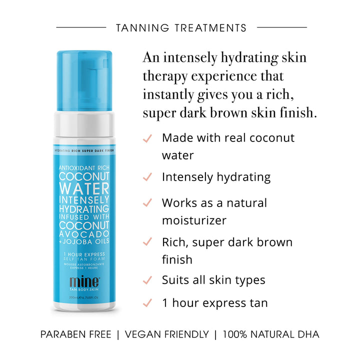 Mine Tan Coconut Foam, 200 ml