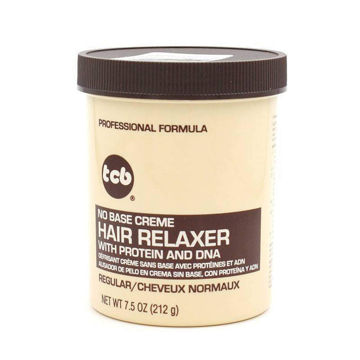 TCB No Base Hair Relaxer Creme, Regular, 7.5 Ounce