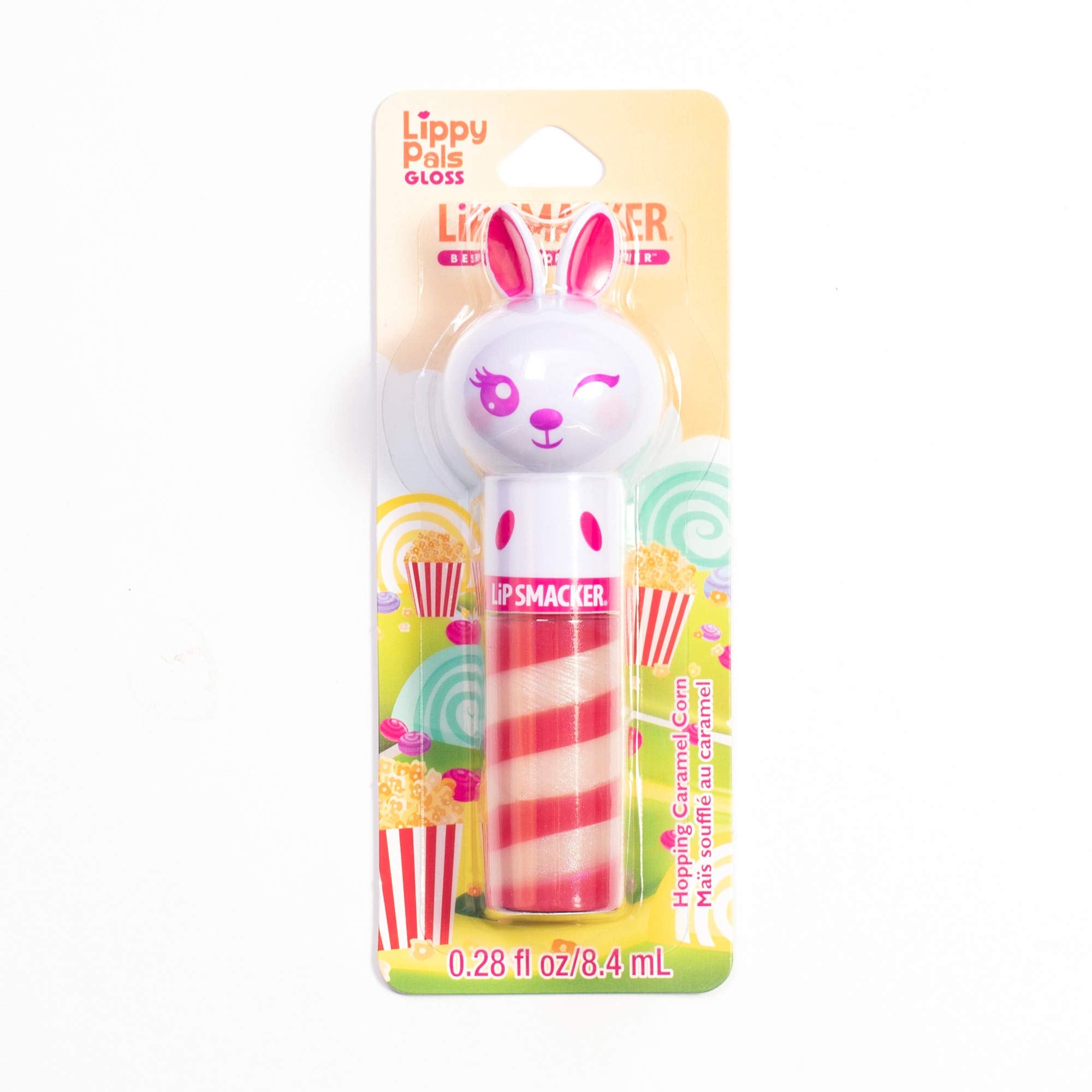 Lip Smacker Lippy pal swirl lip gloss, Bunny - Hopping Caramel Corn, 0.14 Ounce