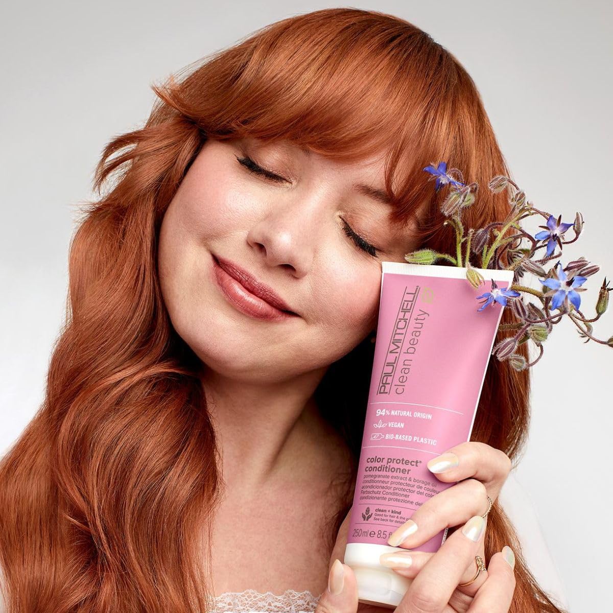 Paul Mitchell Clean Beauty Color Protect Conditioner, Replenishes, Extends Color Vibrancy, For Color-Treated Hair, 8.5 fl. oz.