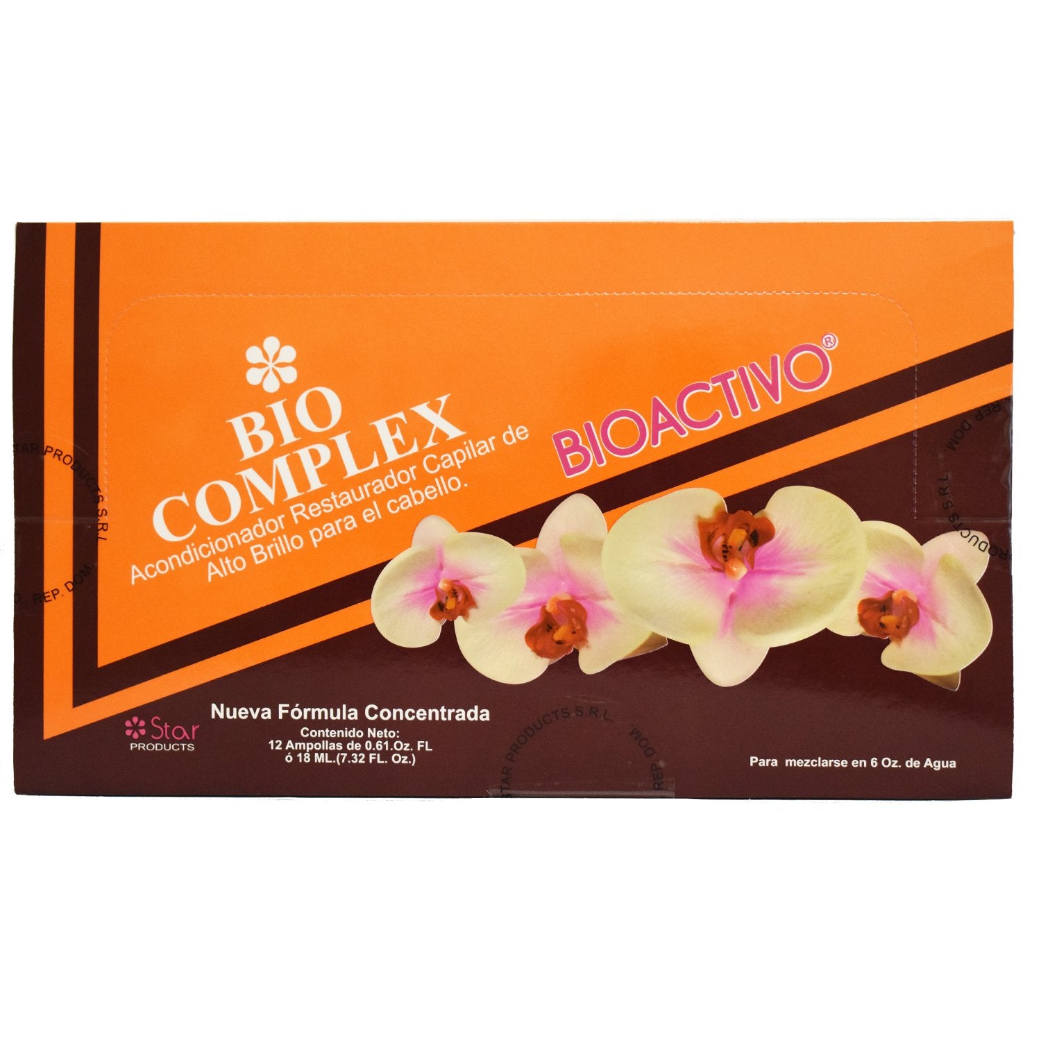 Star Bio Complex High Shine Hair Conditioner Molecular Restructured 12 Amps.