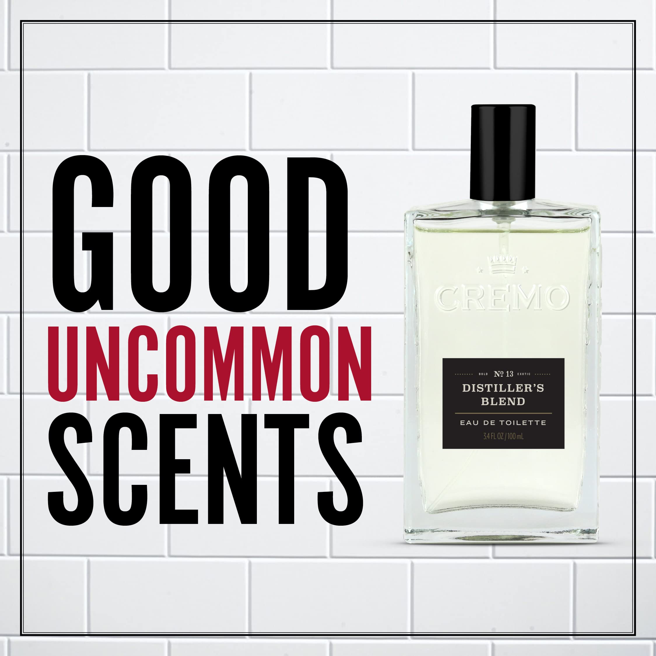 Cremo Reserve Blend Cologne Spray A Rich Elevated Blend with Notes of Kentucky Bourbon Smoked Vetiver and American Oak 3.4 Fluid Oz, 1 Count